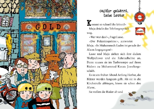 Buchcover und Innenansicht für das Buch: Detektivbüro LasseMaja - Das Detektivgeheimnis (Detektivbüro LasseMaja)