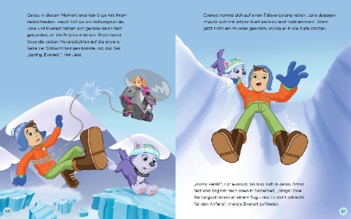 Buchcover und Innenansicht für das Buch: PAW Patrol: Mein Lieblingsbuch - Geschichten - Sticker - Ausmalseiten