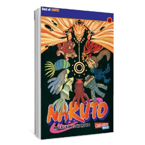 Buchcover und Innenansicht für das Buch: Naruto