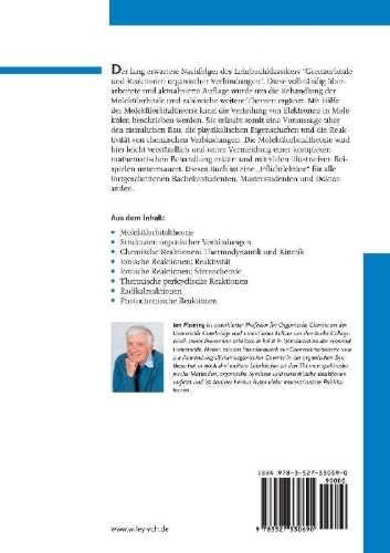 Buchcover und Innenansicht für das Buch: Molecular Orbitals and Organic Chemical Reactions
