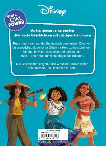 Buchcover und Innenansicht für das Buch: Disney: Starke Heldinnen - Erstleseabenteuer