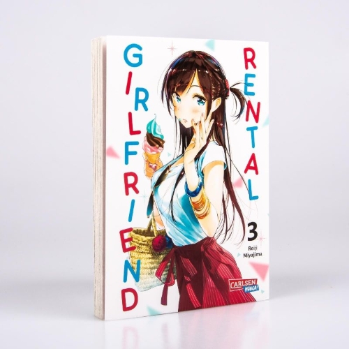 Buchcover und Innenansicht für das Buch: Kanojo, okarishimasu