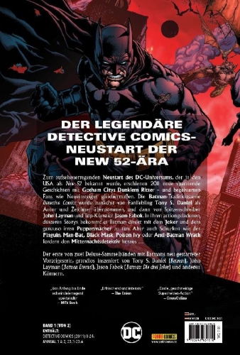 Buchcover und Innenansicht für das Buch: Detective Comics #0-#24, Detective Comics Annual #1-#2, Detective Comics #23.1-#23.4