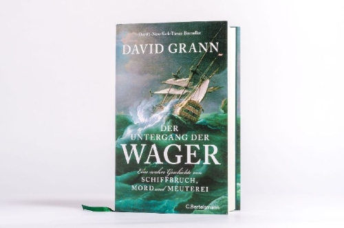 Buchcover und Innenansicht für das Buch: The Wager