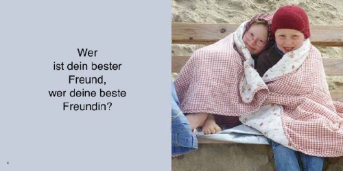 Buchcover und Innenansicht für das Buch: Frag mich!