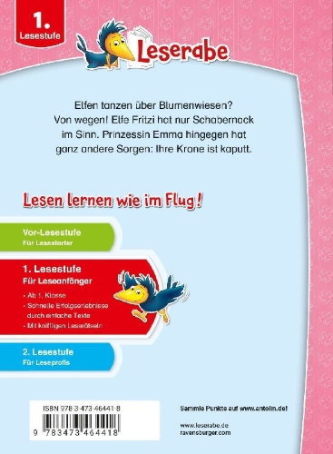 Buchcover und Innenansicht für das Buch: Leserabe Sonderausgaben - Magische Erstlesegeschichten von Elfen und Prinzessinnen