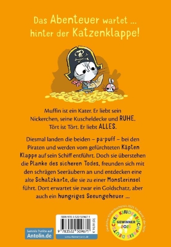 Buchcover und Innenansicht für das Buch: Murray and Bun - Murray the Pirate