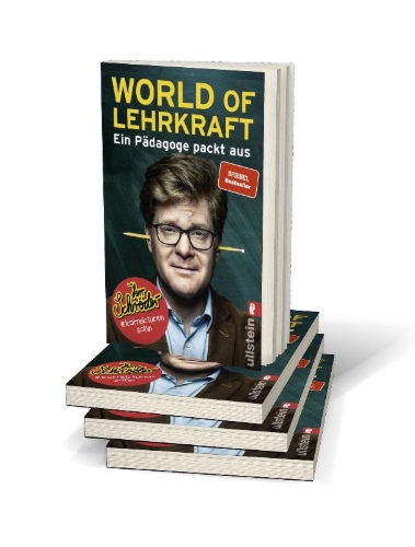 Buchcover und Innenansicht für das Buch: World of Lehrkraft
