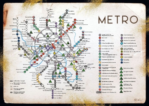 Buchcover und Innenansicht für das Buch: Metro 2033