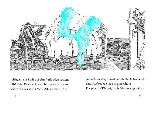 Buchcover und Innenansicht für das Buch: Der Sprachabschneider
