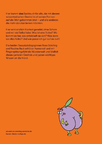 Buchcover und Innenansicht für das Buch: Vulva!