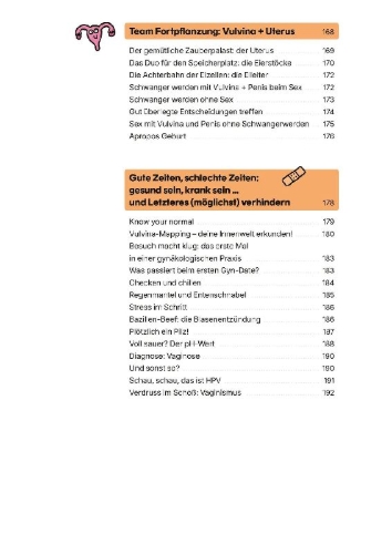 Buchcover und Innenansicht für das Buch: Vulva!