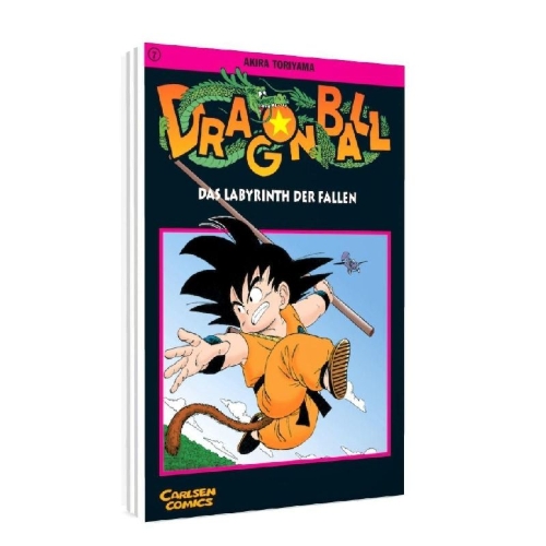 Buchcover und Innenansicht für das Buch: Dragon Ball 07. Das Labyrinth der Fallen