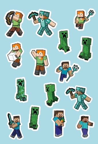 Buchcover und Innenansicht für das Buch: Minecraft: Mein großer Minecraft-Block