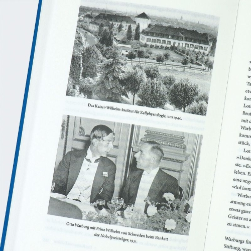Buchcover und Innenansicht für das Buch: Ravenous: Otto Warburg, the Nazis, and the Search for the Cancer-Diet Connection