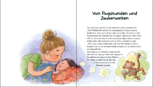 Buchcover und Innenansicht für das Buch: Warum-Geschichten zum Vorlesen - Warum Popcorn poppt, Hunde Meisterschnüffler sind und was du sonst noch wissen musst