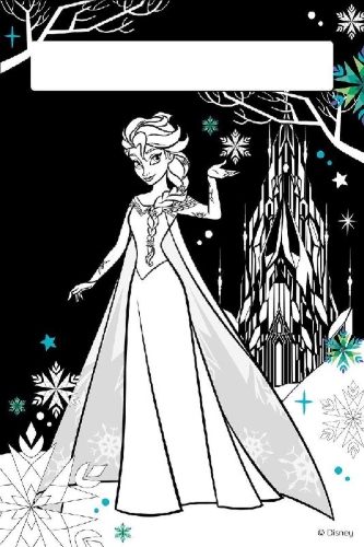 Buchcover und Innenansicht für das Buch: Disney Die Eiskönigin 2: Mein großer Malzauber