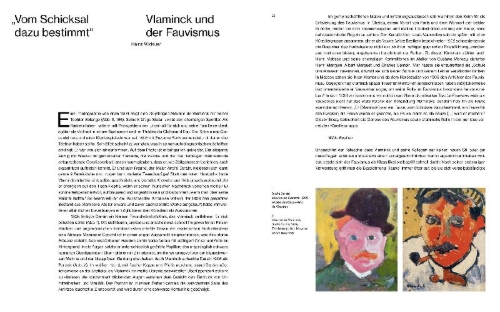 Buchcover und Innenansicht für das Buch: Maurice de Vlaminck