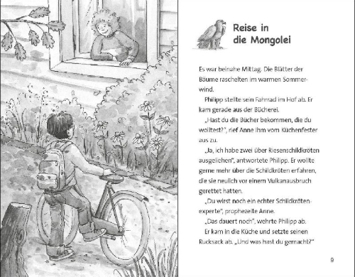Buchcover und Innenansicht für das Buch: Das magische Baumhaus (Band 63) - Die letzten Wildpferde