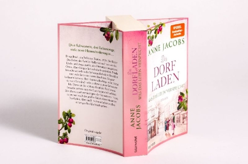 Buchcover und Innenansicht für das Buch: Der Dorfladen - Was das Leben verspricht