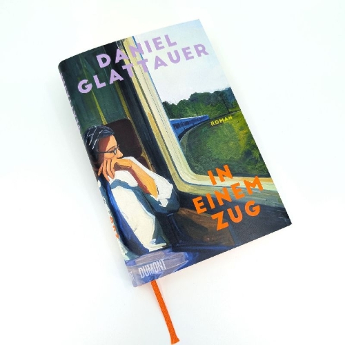 Buchcover und Innenansicht für das Buch: In einem Zug