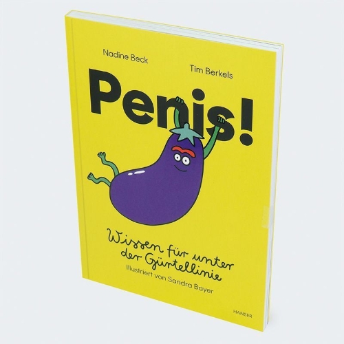 Buchcover und Innenansicht für das Buch: Penis!