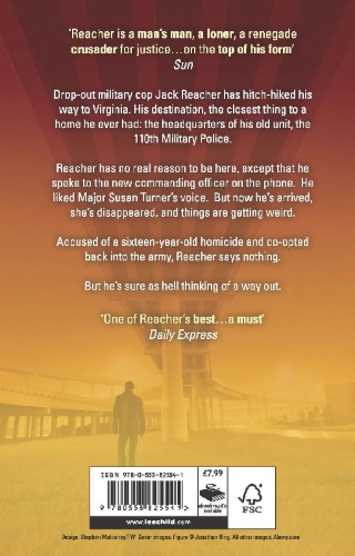 Buchcover und Innenansicht für das Buch: Never Go Back
