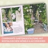 Buchcover und Innenansicht für das Buch: Mein nostalgischer Landgarten