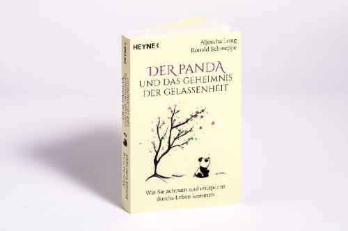 Buchcover und Innenansicht für das Buch: Der Panda und das Geheimnis der Gelassenheit