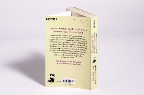 Buchcover und Innenansicht für das Buch: Der Panda und das Geheimnis der Gelassenheit