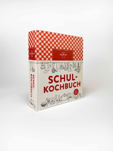 Buchcover und Innenansicht für das Buch: Schulkochbuch