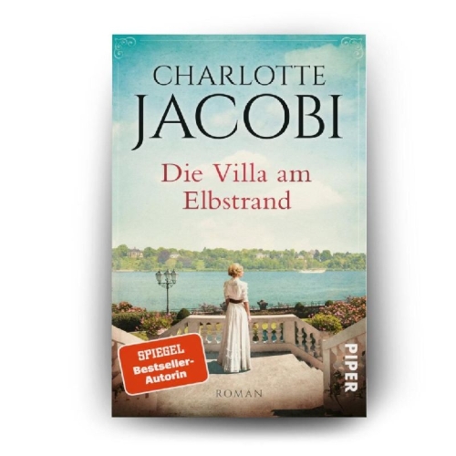 Buchcover und Innenansicht für das Buch: Die Villa am Elbstrand