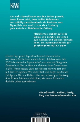 Buchcover und Innenansicht für das Buch: Die Träume anderer Leute