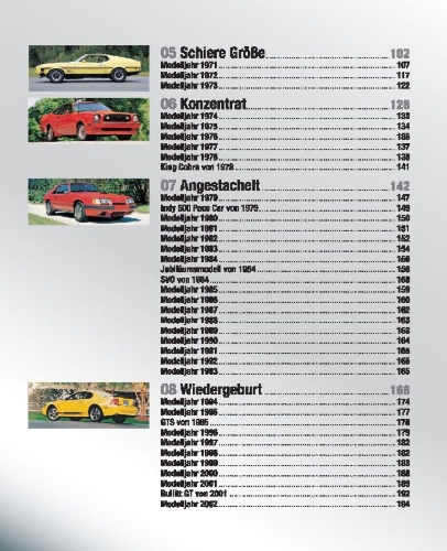 Buchcover und Innenansicht für das Buch: Ford Mustang