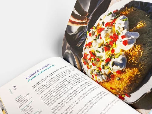 Buchcover und Innenansicht für das Buch: Türkei vegetarisch