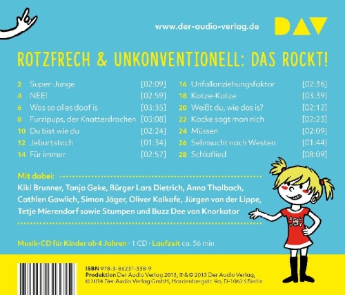 Buchcover und Innenansicht für das Buch: Rotz 'n' Roll Radio