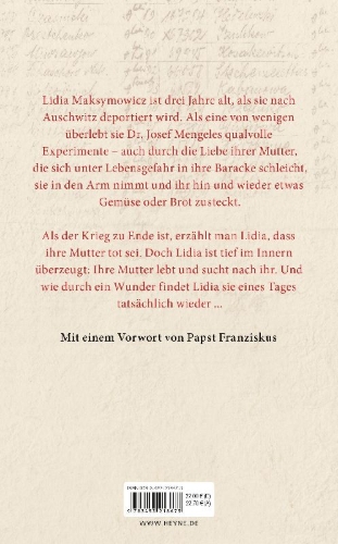 Buchcover und Innenansicht für das Buch: La bambina che non sapeva odiare