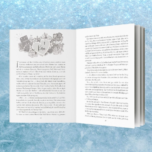 Buchcover und Innenansicht für das Buch: Ice Ice Bookie