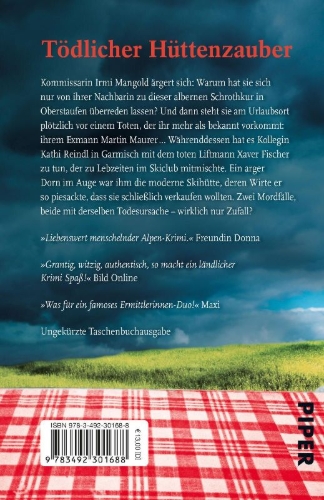 Buchcover und Innenansicht für das Buch: Hüttengaudi