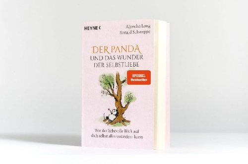 Buchcover und Innenansicht für das Buch: Der Panda und das Wunder der Selbstliebe