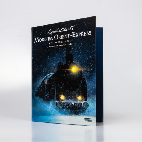Buchcover und Innenansicht für das Buch: Agatha Christie Classics: Mord im Orient-Express