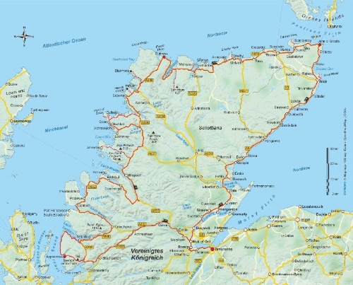 Buchcover und Innenansicht für das Buch: Schottland: North Coast 500