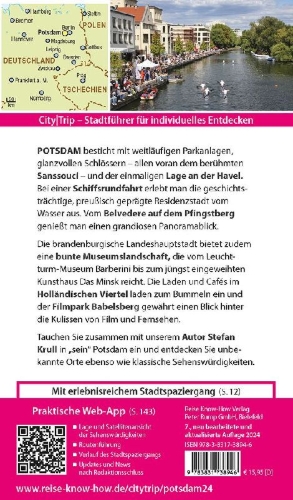 Buchcover und Innenansicht für das Buch: Reise Know-How CityTrip Potsdam