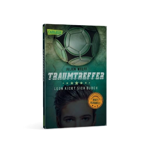 Buchcover und Innenansicht für das Buch: Traumtreffer! Leon kickt sich durch
