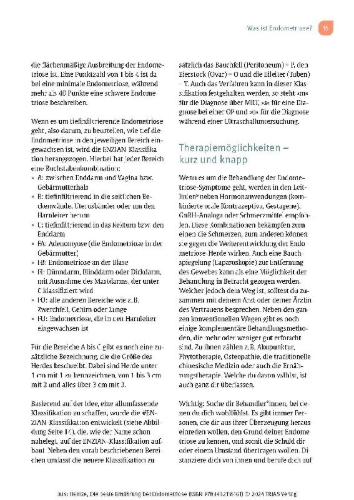 Buchcover und Innenansicht für das Buch: Die beste Ernährung bei Endometriose