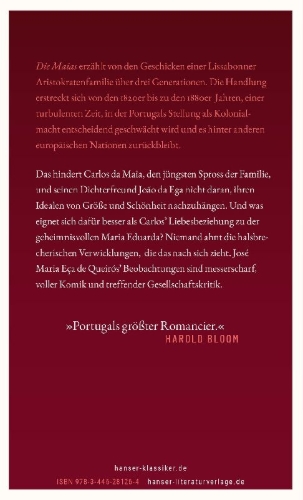 Buchcover und Innenansicht für das Buch: OS MAIAS. EPISODIOS DA VIDA ROMANTICA