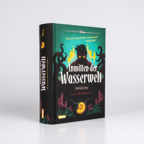 Buchcover und Innenansicht für das Buch: Disney. Twisted Tales: Inmitten der Wasserwelt (Arielle)