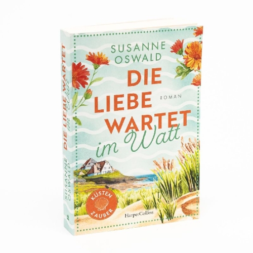 Buchcover und Innenansicht für das Buch: Die Liebe wartet im Watt
