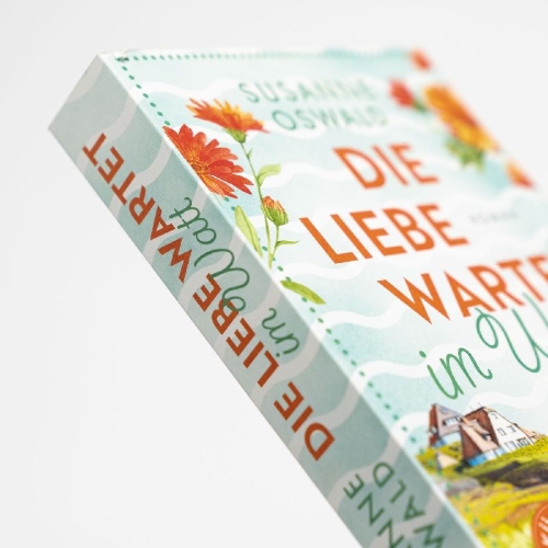 Buchcover und Innenansicht für das Buch: Die Liebe wartet im Watt