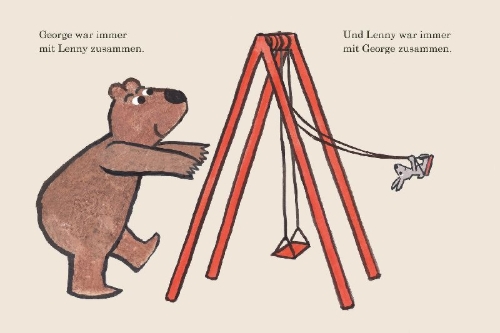 Buchcover und Innenansicht für das Buch: George & Lenny Are Always Together